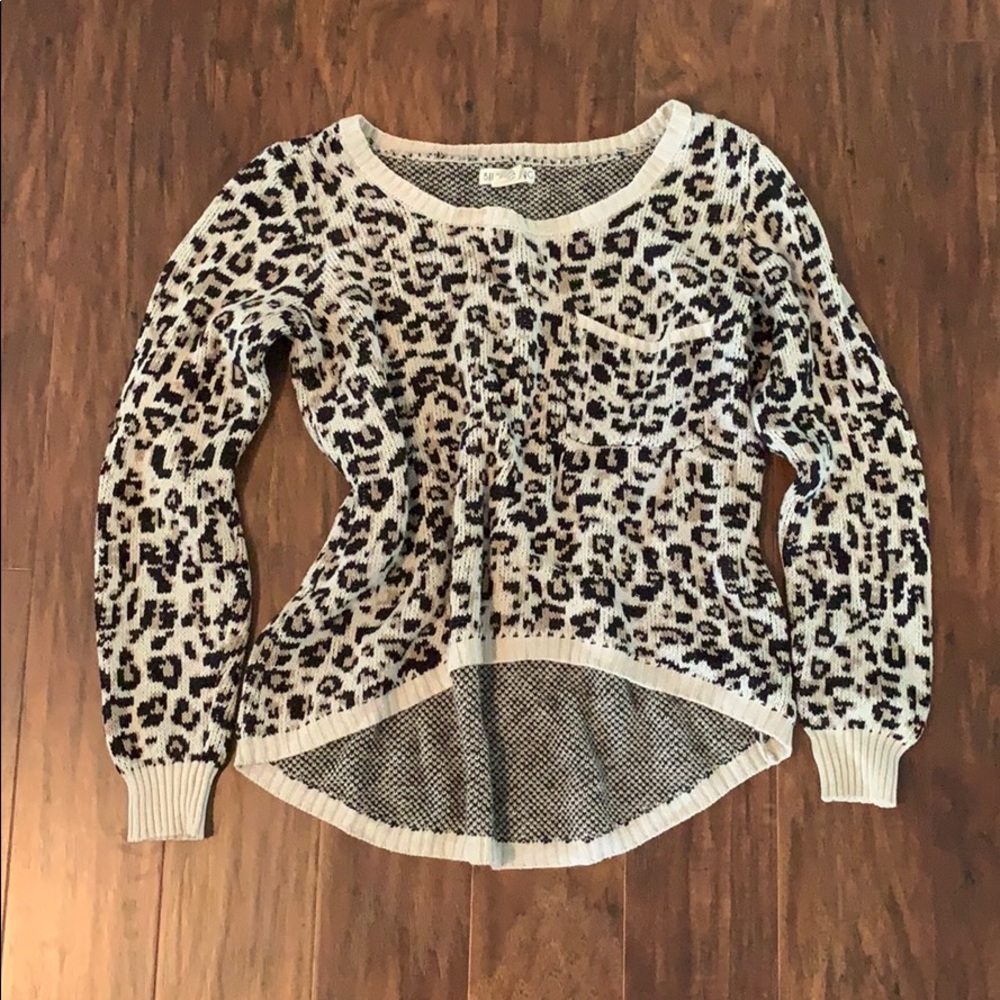 Cheetah Print Billabong Sweater